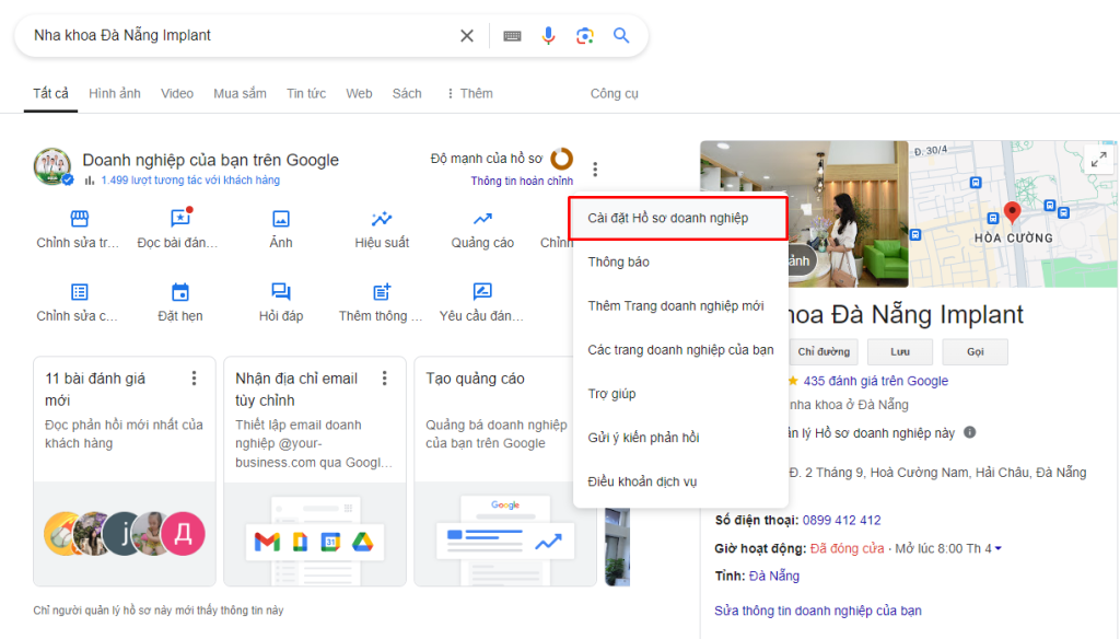 Hướng dẫn cách thêm quyền sở hữu, quản lý Google Map