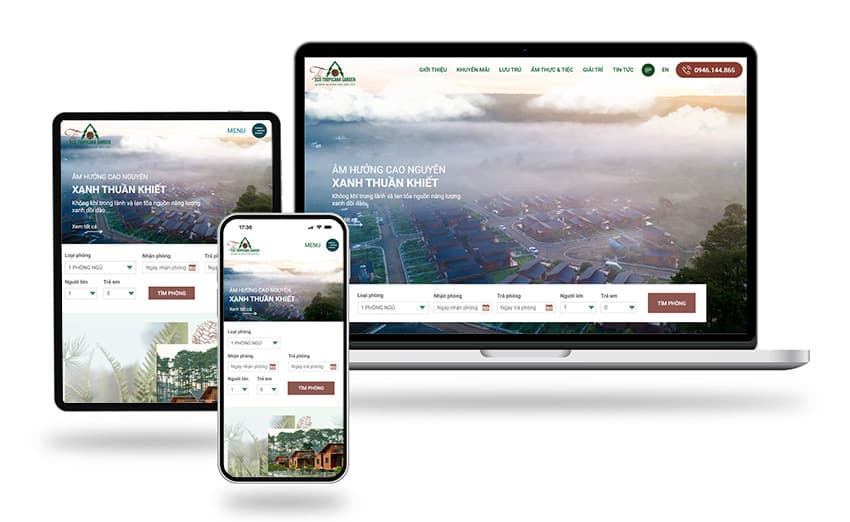 Thiết kế website khách sạn và bí quyết tối ưu trải nghiệm