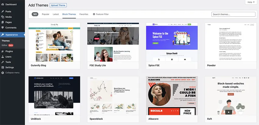Thiết kế website WordPress có thể sử dụng theme miễn phí
