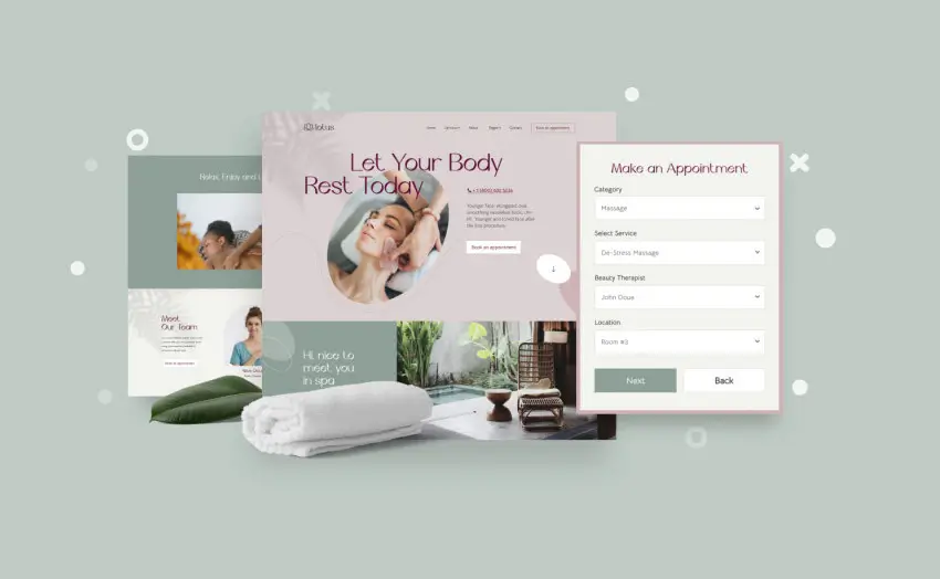 Thiết kế website spa cần chú trọng giao diện