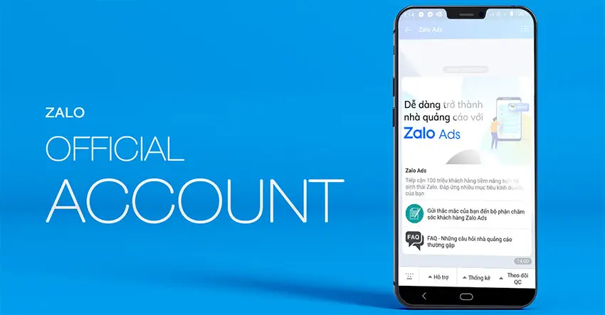 Để quảng cáo Ads Zalo, bạn cần tạo Zalo OA