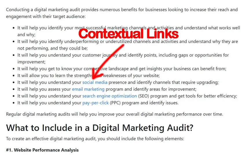 Liên kết trong nội dung (contextual links)