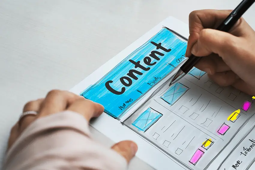 Đảm bảo nội dung chất lượng khi thiết kế website doanh nghiệp