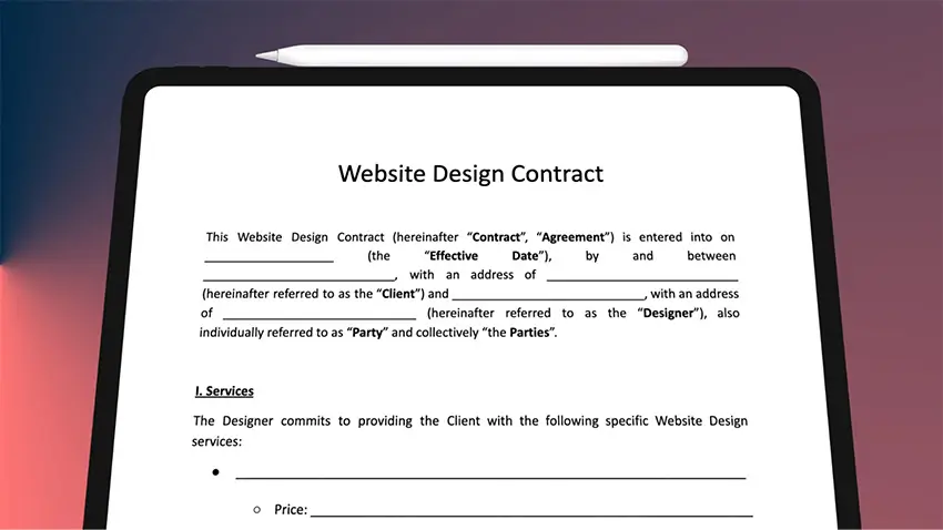 Hãy đọc kĩ điều khoản hợp đồng với công ty thiết kế web