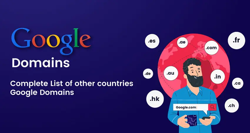 Google sử dụng nhiều tên miền quốc gia