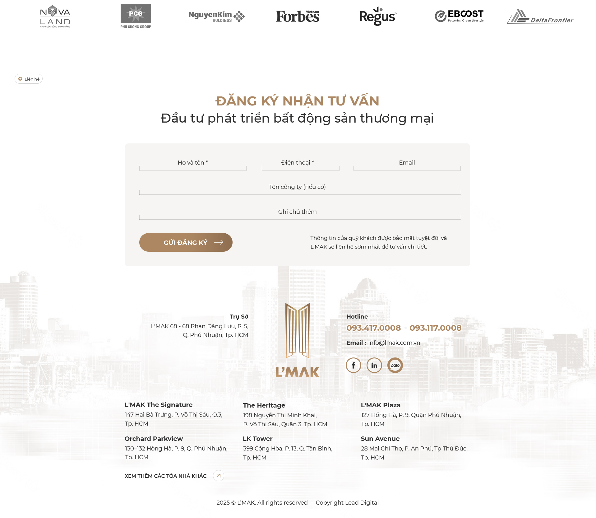 Thiết kế và lập trình Landing page L'Mak