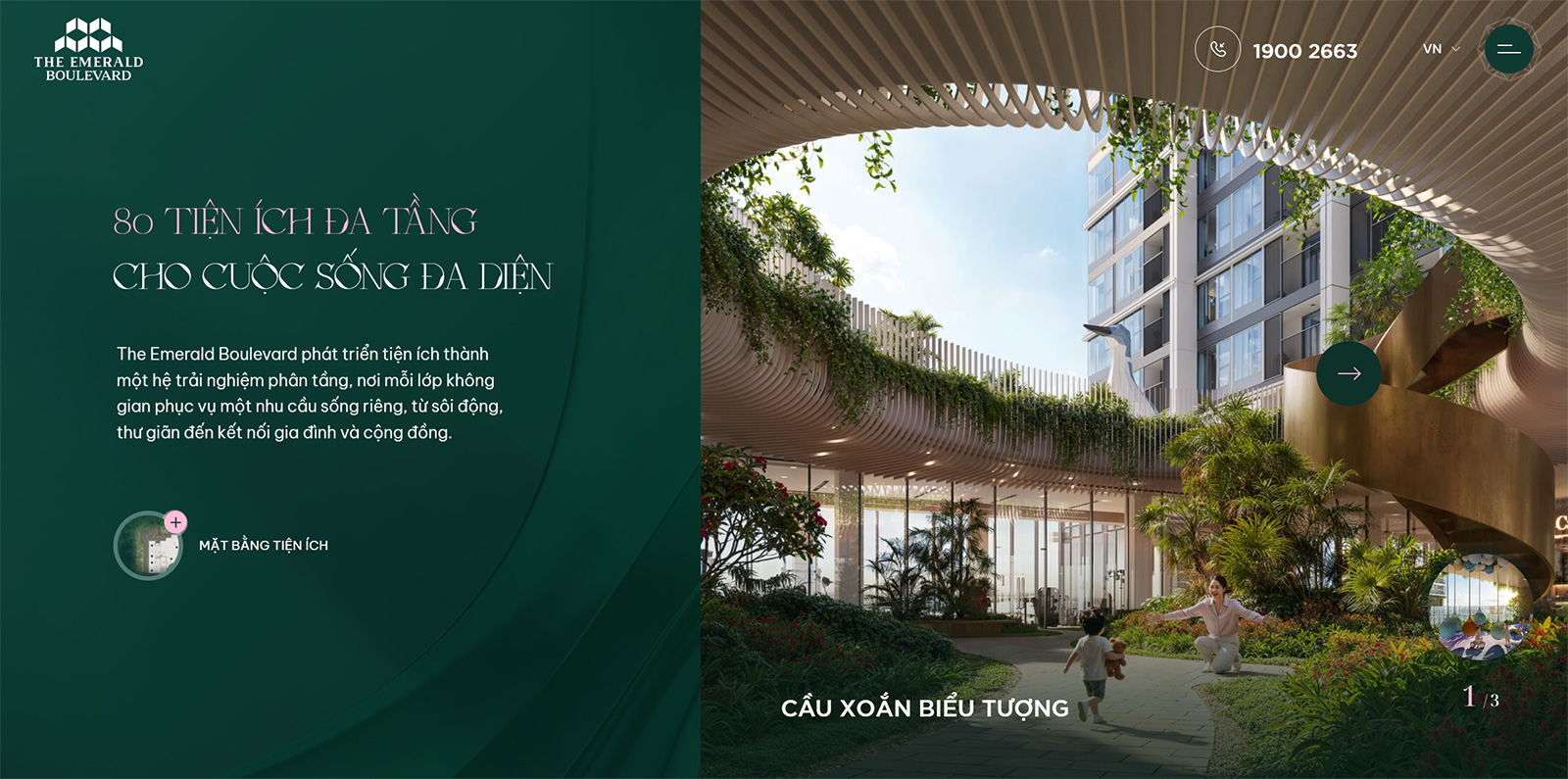 Section tiện ích nội khu The Emerald Boulevard